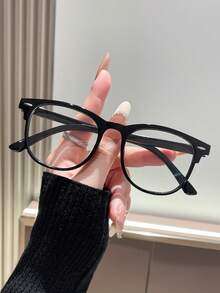1/3 件女士轻便经典简约永不过时的透明眼镜，适合办公室阅读看电视玩游戏手机装饰，可过滤有害蓝光 - 彩色 - 查看 7