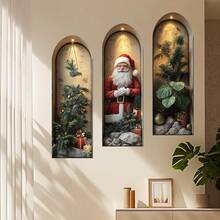 3pcs Set Nordic Green Plant Theme Faux Arch Window Stickers. Self-Adhesive Removable Decorative Decals, Suitable For Christmas, Halloween, Thanksgiving, Valentine's Day, Spring Festival, Easter, New Year, Independence Day And Other Holidays, Applicable To Party, Office, Home, Living Room, Bedroom, Bathroom, Kitchen, Garden, Room, House And Other Scenarios, Applicable To Party, Office, Home, Living Room, Bedroom, Bathroom, Kitchen, Garden, Room, House And Other Room Decorations Christmas Decoration XMAS Decor Christmas Tree Gift Decor Thanksgiving Wedding Home Decor Home Decor Fall Decor Autumn Decor Birthday Decorations For Gifts Party Supplies Indoor Holiday Festival Decor Halloween Decor Wall Decor Halloween Ornaments Christmas Decoration XMAS Decor Christmas Tree Gift Decor Thanksgiving Wedding Home Decor Home Decor Fall Decor Autumn Decor Birthday Decorations For Gifts Party Supplies Indoor Holiday Festival Decor Halloween Decor Wall Decor Halloween Ornaments