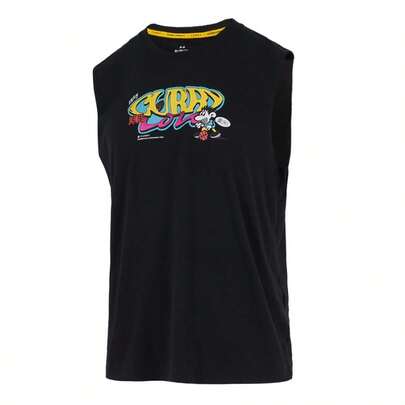 Under Armour Men's Casual Comfortable Basketball Jersey, CURRY CON GRAPHICS SL Sportswear Top, Leisure Activewear 6016100-100
