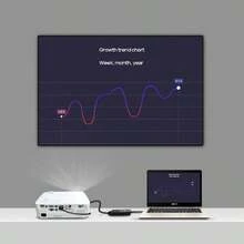 PHILIPS Converter SWR1620B/93 HDMI To VGA Cable Converter With Audio Port HD Video Adapter Adapter Computer Set-Top Box Connection Projection TV Display Cable Black 15cm - Black - View 6