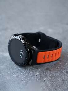 Dây đeo đồng hồ silicon 20mm/22mm tương thích với Samsung Galaxy Watch 7 FE 6 5 4 40mm 44mm / Samsung Watch 5 Pro 45 44mm / Samsung Watch 6 43mm / Samsung Watch 4 Classic 46mm, Dây đeo silicon chống nước, chống mồ hôi, thích hợp cho nam và nữ, thích hợp cho đồng hồ , đồng hồ, đồng hồ Garmin, màu đen và cam - Nhiều màu - Xem 10