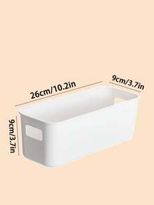 5 قطع/3 قطع/2 قطع/1 قطعة صناديق تخزين بلاستيكية، صناديق منظمة متعددة الأغراض للمستحضرات التجميلية والقرطاسية والمطبخ والخزانة والمكتب والحمام والألعاب، مصنوعة من بلاستيك صلب مع مقابض