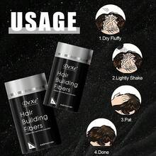 DEXE 增发纤维粉 22克，物理增发纤维附着于头发上，使头发看起来更浓密，适合头发稀疏人群，即时增发纤维粉，4种颜色可选，1包、2包或4包套装。 - 多色 - 查看 8