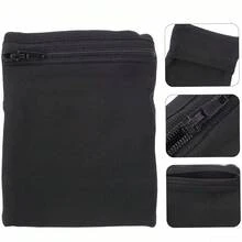 Carteira de pulso leve e moderna com estampa de letras, ideal para viagens, caminhadas, corridas, ciclismo e ioga. Comporta dinheiro, chaves, cartões e documentos de identidade - um item indispensável para o Natal.