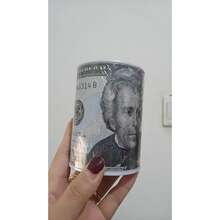 1 Stück Sparschwein in Dollarform, versiegeltes Münzsparschwein in Euro-Metall, Spardose, zufälliger Stil & Farbe, Geschenk für Feiertage