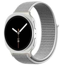 编织表带兼容三星 Galaxy Watch 8 表带 40 毫米 44 毫米/Galaxy Watch 8 Classic 46 毫米，弹性尼龙降落伞运动表带弹力面料腕带兼容三星 Galaxy Watch 8/8 Classic 40 44 46 毫米女款/男款 - Galaxy watch 8/8 Classic - 查看 23