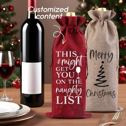 Christmas Grape Customized Wine Bag, Binding Package, Wine Bag, Christmas Customized Wine Bag, Wine Binding Package, Interesting Christmas Wine Bag, Wine Bag, Wine Bag, Christmas Beverage Bag, Personalized Gift Bag, Customized Birthday Gift Bag, Wine Gift Bag, Birthday Wine Bag, Birthday Bag, Canvas Wine Bag, Birthday Gift Bag