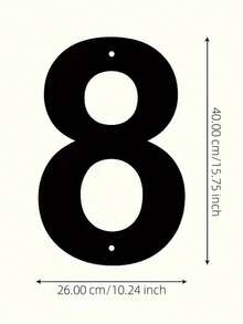 1PC 0-9 Free Combination House Number, Metal Address House Numbers, Home Address Number Plate, Wall-Mounted Home Decoration For Entrance Garden Outdoor Garage Door, Metal Wall Art, Thanksgiving Christmas Gifts Christmas Decorations Room Decor