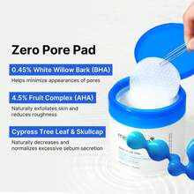 Zero Pore Pads 2.0, Dual-Textured Facial Toner Pads For Exfoliation And Pore Care, Ideal For All Skin Types - Màu xanh lam - Xem 2