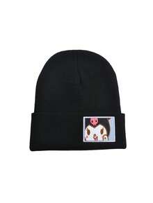 Sanrio 1Pc Kuromi Winter Warm Knit Hat Cartoon Hello Kittys Soft Comfortable Ski Cycling Cap Hat Gifts(Some Parts May Be Random)