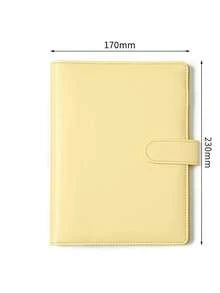 1Set Premium Multi-Functional A5 Photo Card Binder Photo Book, Sleek Album Design, Compact And Durable Organizer, PU Leather Binder Notebook Cover Loose-Leaf Organizer For Daily Planning And Note-Taking, Office Supplies, Ticket Card Collection Book