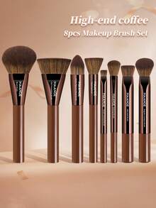 MAANGE Conjunto de 2/3/5/7/8 pincéis de maquiagem profissionais para base e corretivo, com cerdas macias e fáceis de transportar, ideal para viagens. Presente perfeito para mulheres e meninas. Conjunto de pincéis, kit de maquiagem, conjunto completo de maquiagem, kit de pincéis de maquiagem, kit de maquiagem completo, kit de pincéis, conjunto de pincéis de maquiagem, conjunto de maquiagem para presente, conjunto, brindes, pincéis de maquiagem profissionais, conjunto de maquiagem completo. - Multicolorido - Ver 4