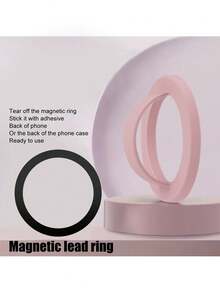 创意硅胶磁性手机支架，液态硅胶磁性指环握把，磁性手机支架，强力磁性指环握把防摔防滑兼容 、Android 手机，生日、家人、朋友礼物手机指环支架手机握把 - 彩色 - 查看 14