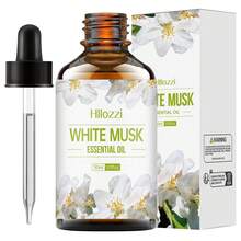 Hllozzi 30/60ml/100ml White Musk Essential Oil, Aromatherapy Bath Relaxation Oil, DIY Fragrance, Soap And Candle Making, Compatible With Diffuser, Portable Design, Suitable For Home, Office, Outdoor, Car And Other Occasions, Ideal Holiday Gift - White Musk - View 14