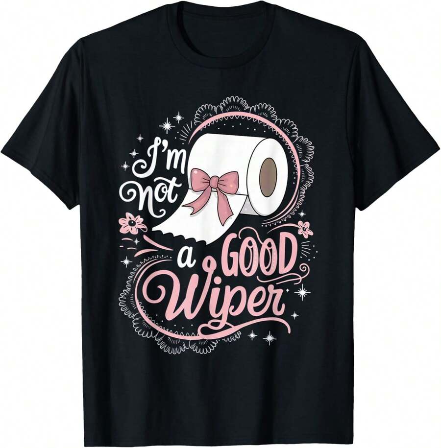 Easily Distracted By Small Wieners Funny Offens Dachshund T-Shirt - Black - View 1