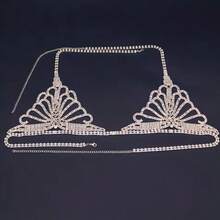 多层水钻腰肚链腿大腿链女士性感沙滩比基尼身体链腿大腿束带首饰 - 身體鏈 - 查看 17