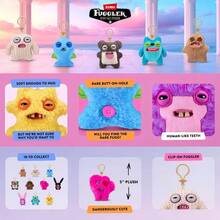 Spin Master Fuggler Orignal Funny Ugly Monster, 5 Inch Plush Keyrings, New Series, Soft Plush Keychains, Collectible Plush Backpacke Pendant, Mr Needles Greedy Grinner Goof, Holiday Birthday Gifts
