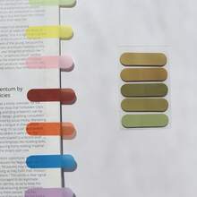 100张透明便签自粘书签注释阅读书透明标签卡哇伊可爱文具 - 彩色 - 查看 22