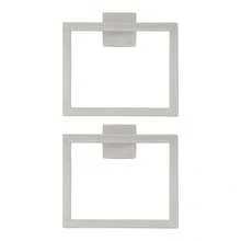 WANLECY Porte-serviettes - Argent - Voir 8