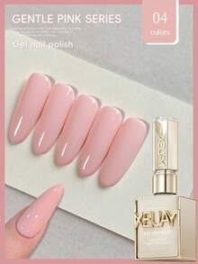 1pc 15ml Pink Series Gel Nail Polish, UV LED Soak Off Nail Gel, Holiday DIY Manicure Design, Suitable For All Seasons Nails - Multicolor - View 15