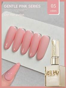 1pc 15ml Pink Series Gel Nail Polish, UV LED Soak Off Nail Gel, Holiday DIY Manicure Design, Suitable For All Seasons Nails - Multicolor - View 14