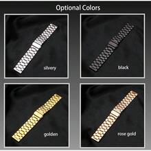 Stainless Steel Business Watch Band Strap Suitable For Series 10, 9, 8, 7, 46mm, 42mm, 45mm, 41mm Ultra 2/1, 49mm Se 6, 5, 4, 44mm, 40mm, 3, 42mm, 38mm Ultra-Thin Watch Band - Multicolor - View 7