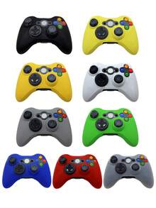 Compatible con 360, funda de silicona suave para control de juego, diseño con ranuras antideslizantes, antipolvo, antiarañazos, mejora la experiencia de juego, accesorio de juego - Multicolor - Ver 1