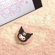 1 件  Kawaii  卡通可爱迷你伸缩卷尺 1.5 米，自动肉桂色紧凑尺子，适用于测量身体、办公室、学校、礼物