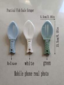 And Quick Way To Remove Fish Skin - Plastic Fish Scale Scraper - A Tool For Simple Kitchen Cleaning - Halloween, Christmas And New Year Kitchen Supplies - A Gift For Fishing Friends, Relatives And Acquaintances