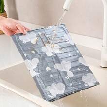 2 protectores contra salpicaduras plegables para estufa de gas, fabricados en papel de aluminio para paredes de cocina (gris).