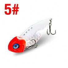 8 pezzi Esche da pesca VIB multicolore per uso esterno, esca artificiale con fori, 7g/10g/15g/20g, adatta per acqua dolce e salata