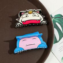pocket monsters Cute Cartoon Acrylic Hair Claw Clips - Pokémon-Inspired Large Hair Clips For Women/Girls, Non-Slip Stylish Hair Accessories For Daily Wear, Parties & Hair Styling Fall Hair Clutch Autumn Clips For Hair Fashion Elegant Winter For Vacation Outfits Woman