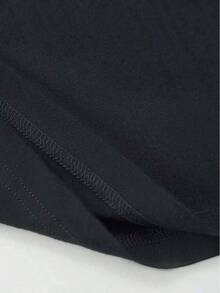 Teen Girl Clothes Baby Tee Y2K Style, Woman In Portrait Print Short Sleeve Tee, Teen Shirts Girls Clothes, Round Neck Breathable Fabric, Teen Girl Outfits Elegant Gifts - 黑色 - 查看 6