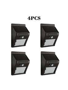 1/2/4pcs LED Solar Outdoor Motion Sensor Lights, Wireless IP65 Waterproof Wide Angle Solar Lamps, For Patio, Solar Lights Outdoor