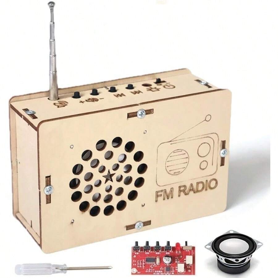 STEM Toys For Ages 6-8-13 Science Kits DIY Radio Crafts For Kids Stocking Stuffers Birthday Gifts For 9 11 12 13 14 15+ Year Old Boys Girls Teens Building Circuit Engineering Electronics Projects,Holiday Gift - default - View 1