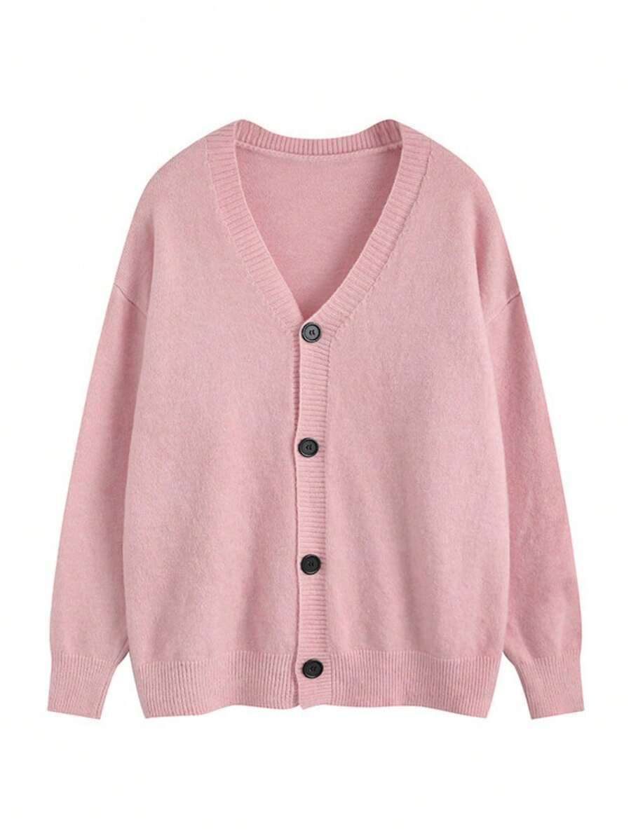 Men Cardigans - Pink - View 1