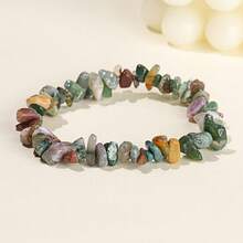 5-8mm Natural Stone Bead Bracelet, Wholesale Bulk, Amethyst/Lapis Lazuli/Tiger's Eye, Natural Healing Power, Elegant Fashion Jewelry For Daily Wear - Multicolor - View 30