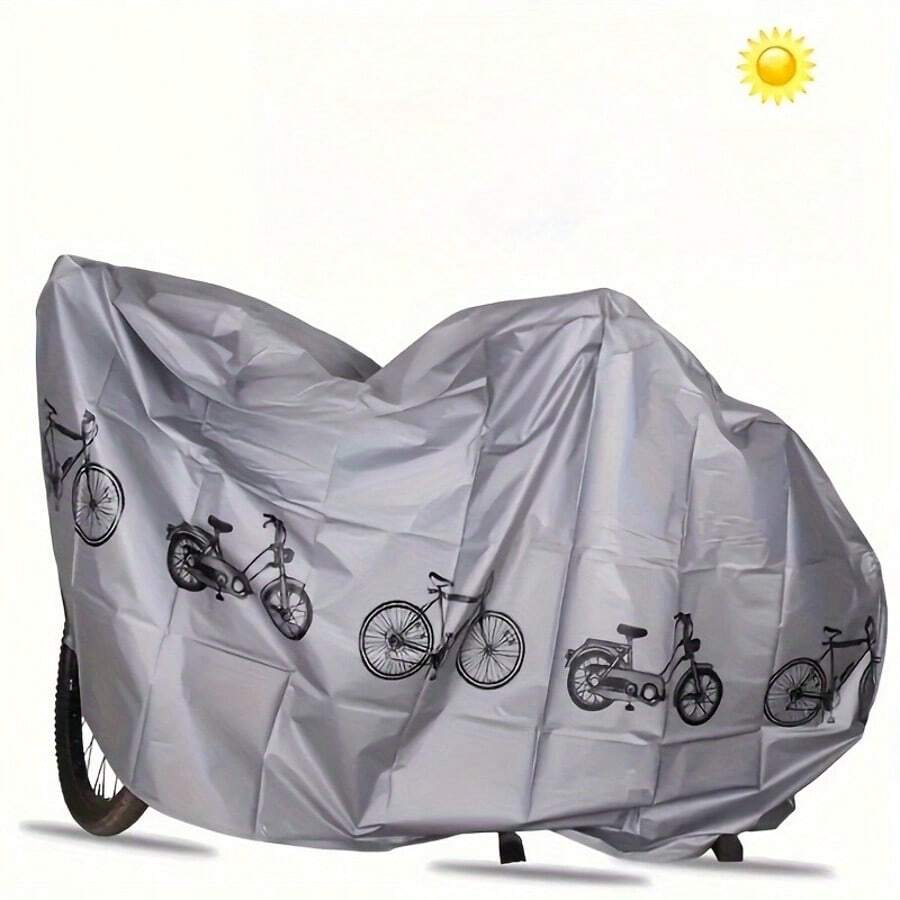 1pc All-Weather Bicycle Cover - Heavy Duty EVA Material, Suitable For Electric Bicycle/Bike, UV And Frost Protection