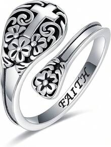 A Pair Office Confidence Bands, Surgical Steel Cross Design, Empowerment Gift