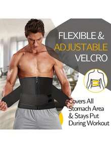 1条可调节腰带 - 提供腰部和腹部支撑，增强运动时的排汗效果。尺码偏小，建议选购大一码。 - 黑色 - 查看 3