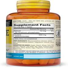 MASON NATURAL L-Lysine 500 Mg With Calcium - Improved Immune Function, Enhanced Nutrient Absorption, Essential Amino Acid, 100 Tablets - Flavor NameA - View 2