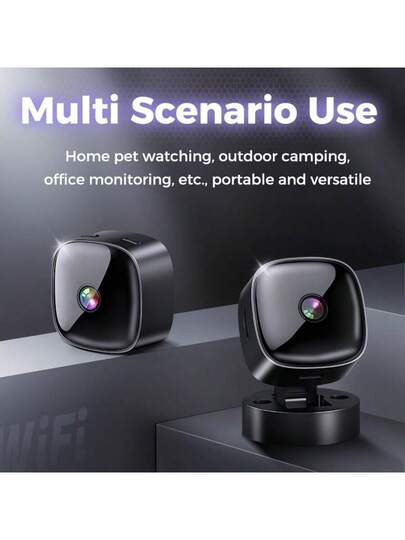 Small Wireless WiFi Camera Hidden Spy Security Cameras,Mini Nanny Cam Slimme Home, Pet Dog Baby Indoor Outdoor 1080P Remote Portable, Phone APP Room view 6