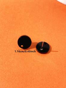 5/10 件万圣节亚克力工艺品 DIY 配件，有趣个性化风格恐怖尖叫骷髅、乌鸦、心形、棺材、刀形耳环、项链吊坠、悬挂装饰 - 黑色 - 查看 14