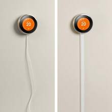 D-Line PVC Self Adhesive Trunking Cable Management Hide Cover Dline Plastic - White - View 3