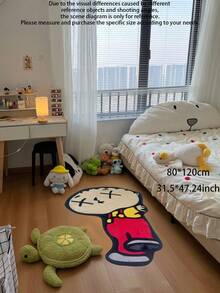 1 tấm thảm hình nhân vật anime siêu ngầu, mềm mại, thoải mái, chống trơn trượt, có thể giặt được, phù hợp cho phòng ngủ, phòng khách, phòng học, sảnh, vật dụng không thể thiếu cho người hâm mộ anime, cũng là một món quà sinh nhật tuyệt vời và thảm trang trí ngày lễ. - Đỏ - Xem 17