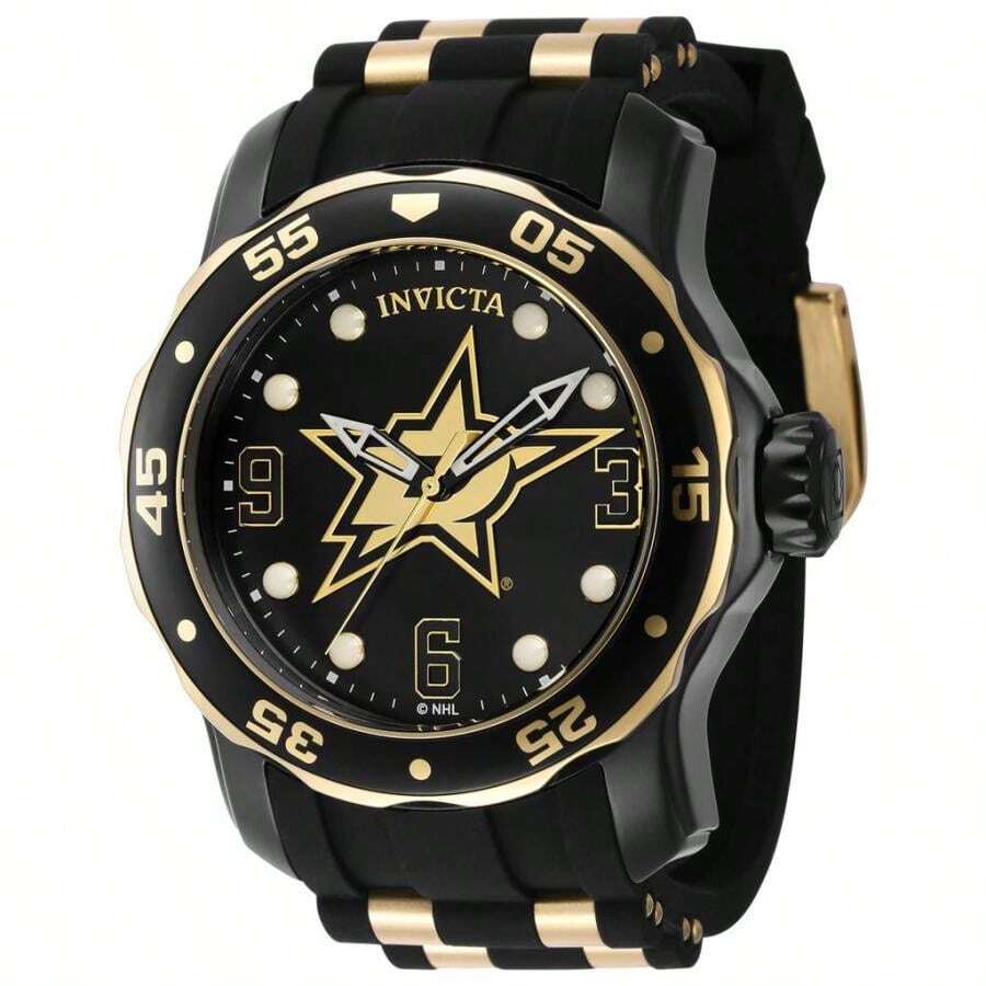 Dallas Stars Men's Watch IN-42325 |  | Men Quartz Watches - 黑色 - 查看 1