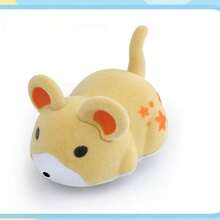 3 colori Giocattolo automatico per animali domestici, Topo di peluche motorizzato carino per gatti e cani, Giocattolo di topo vibrante realistico per l'addestramento di gattini, Regalo divertente, Inversione di direzione premendo il pennello all'indietro se il topo continua a girare - Multicolore - Visualizzare 18