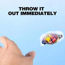 5/10/50/100pcs Exploding Surprise Grenade Party Poppers,Simulation Automatic Explosion Inflatable Grenade, Prank Game Air Blast Bag,Funny Gag Gifts For April Fools, Christmas, New Year Celebration, Weddings Halloween Party Props (Color Random) - Multicolor - View 9