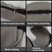 真皮车载纸巾盒，悬挂式纸巾架，适用于汽车座椅靠背、扶手箱，车内储物配件 - 均碼 - 查看 8