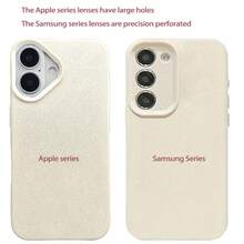 Capa Para Smartphone Com Textura Branco E Padrão De Estrela Azul, Pentágono, Adequada Para Iphone 16 Pro Max, 15/14 Plus, 13, 12, 11 E Séries - Multicolorido - Ver 5